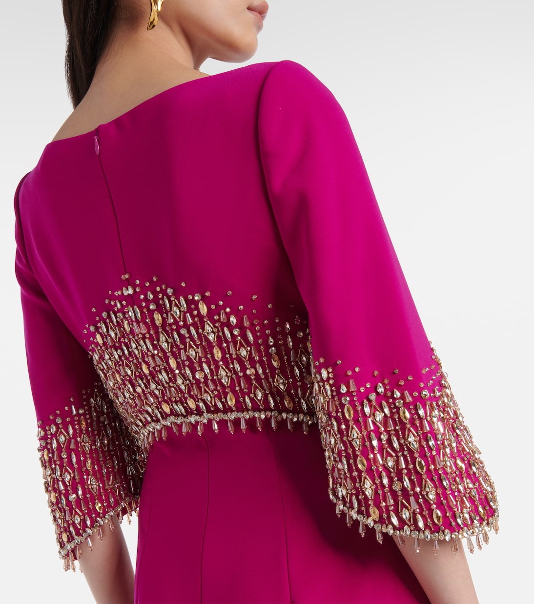 Robe longue Electra à ornements | Jenny Packham