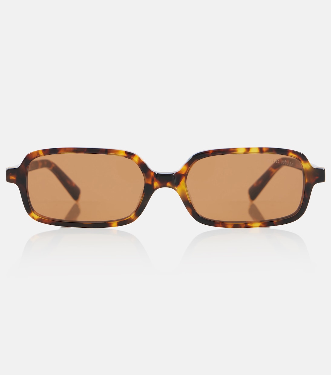 Miu Regard rectangular sunglasses | Miu Miu