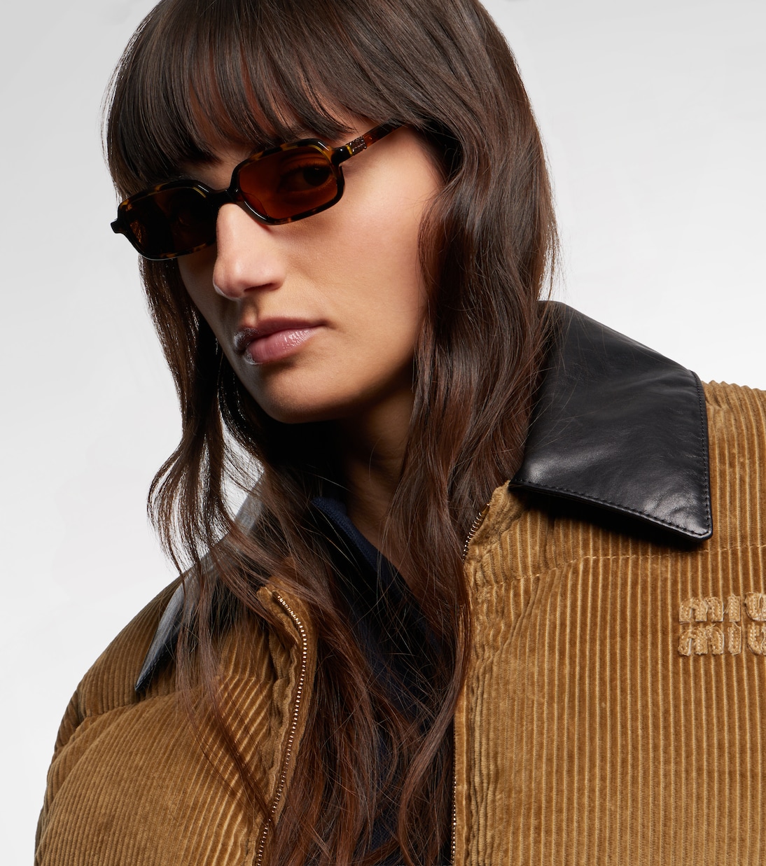 Miu Regard rectangular sunglasses | Miu Miu