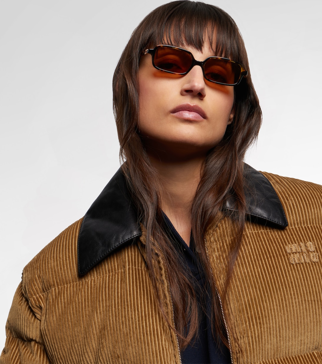 Miu Regard rectangular sunglasses | Miu Miu