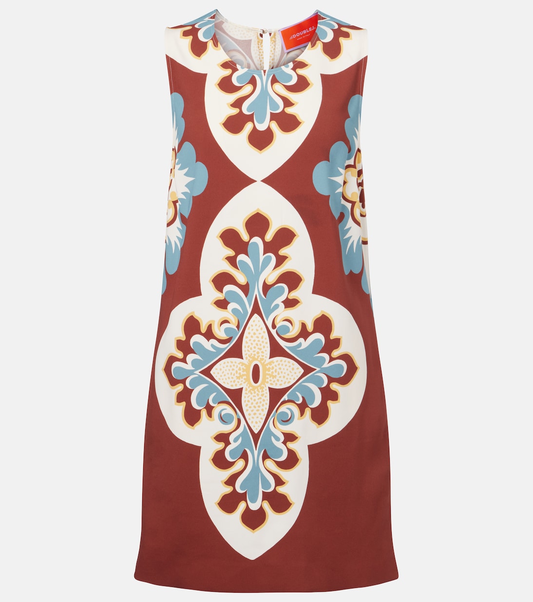 Printed satin shift dress | La DoubleJ