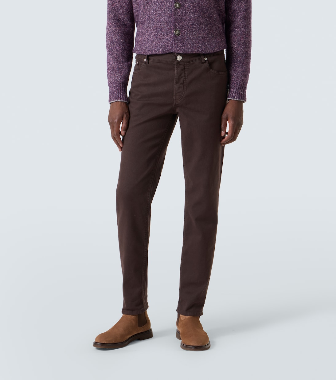 Mid-rise straight jeans | Brunello Cucinelli