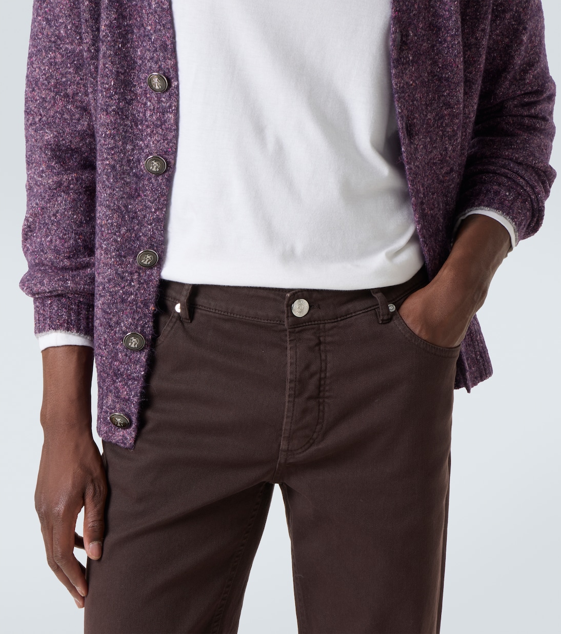 Mid-rise straight jeans | Brunello Cucinelli