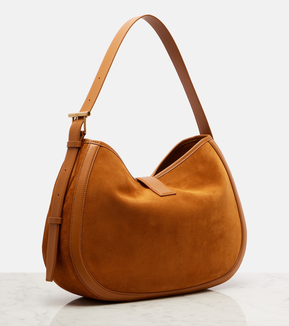 Sac T-Bar Medium en daim | McQueen