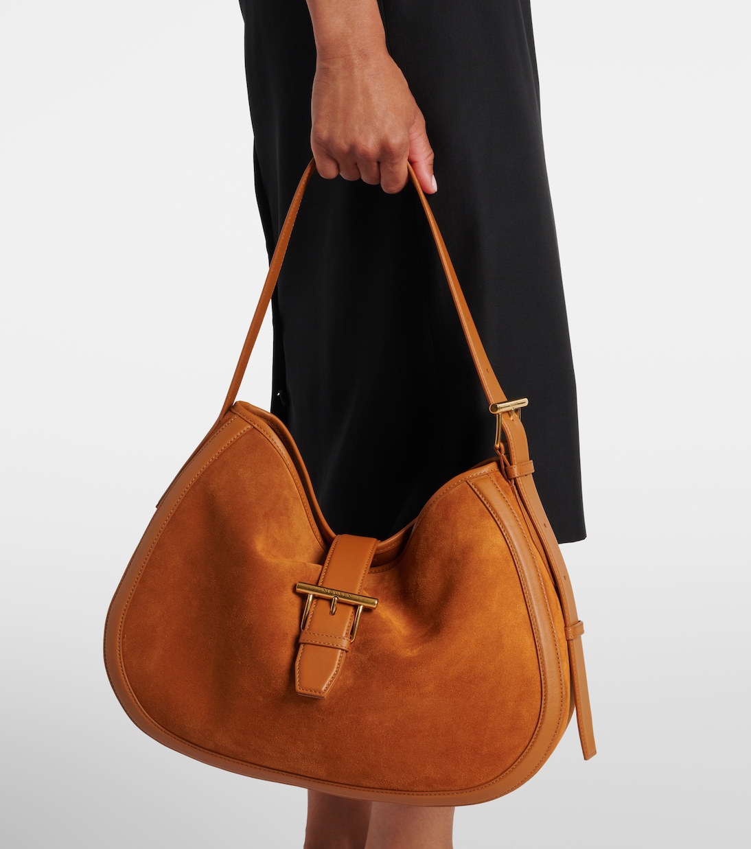 Sac T-Bar Medium en daim | McQueen