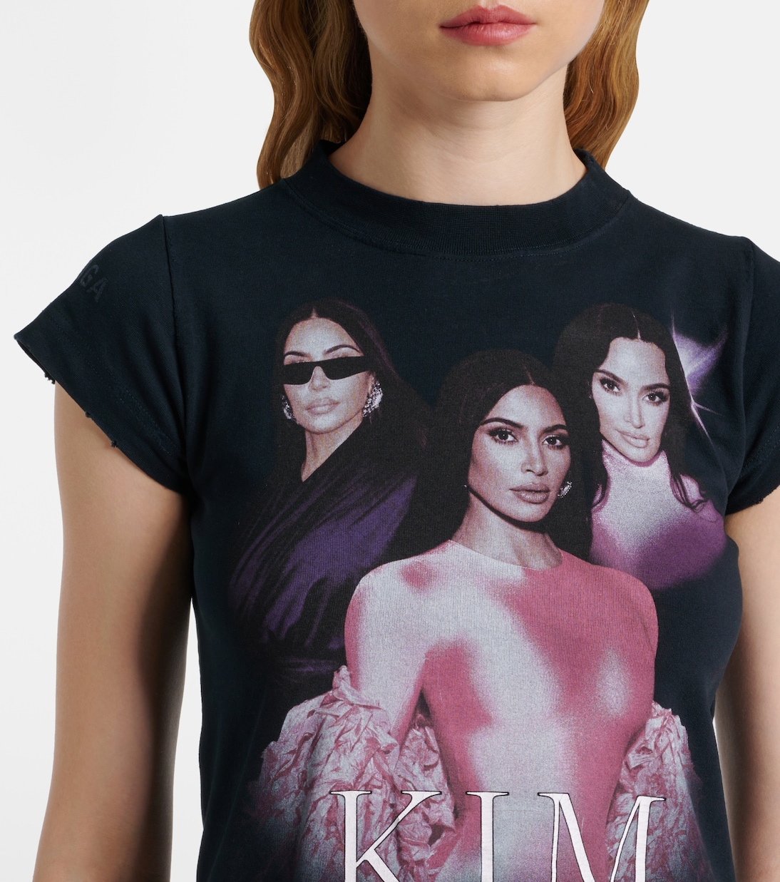 Camiseta en mezcla de algodón estampada | Balenciaga