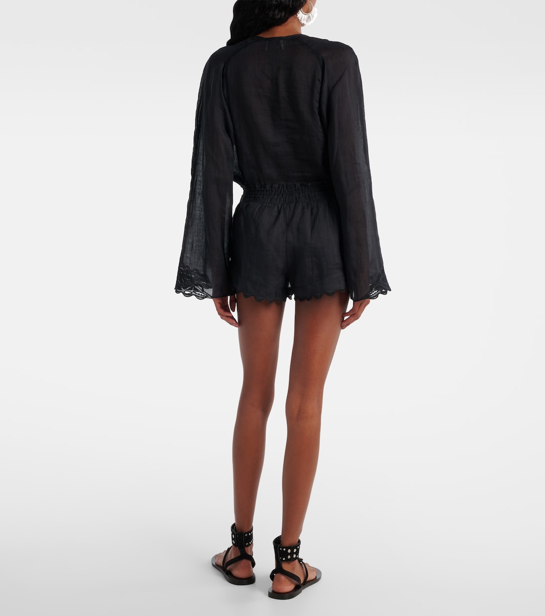Lola broderie anglaise ramie shorts | Isabel Marant