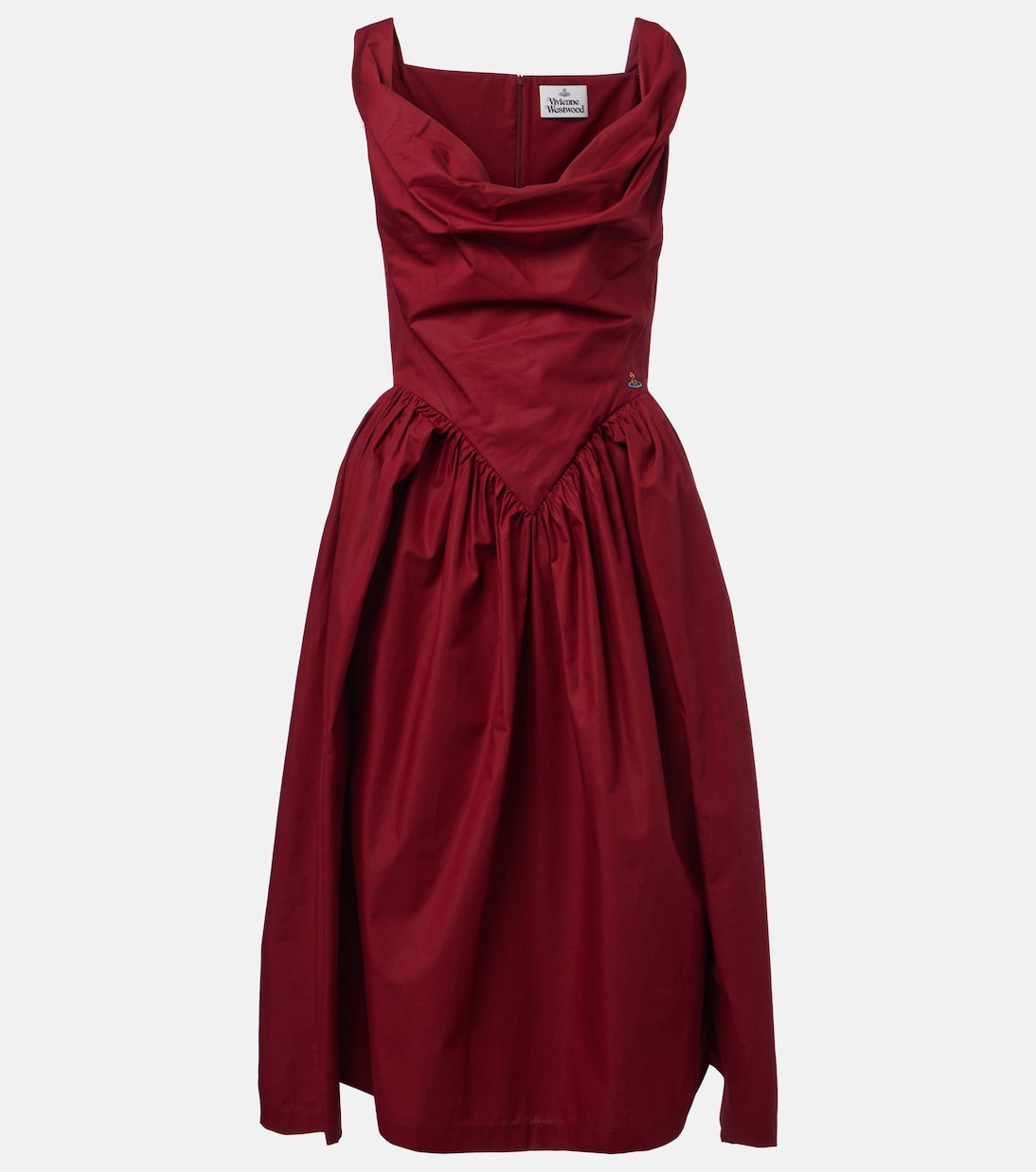Sunday draped cotton bustier dress | Vivienne Westwood