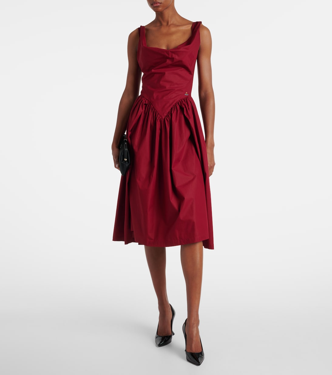 Sunday draped cotton bustier dress | Vivienne Westwood