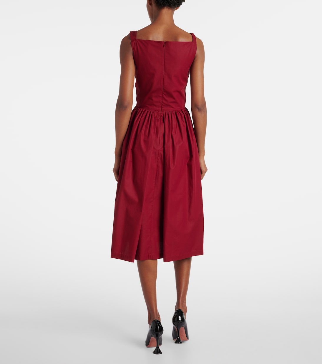 Sunday draped cotton bustier dress | Vivienne Westwood