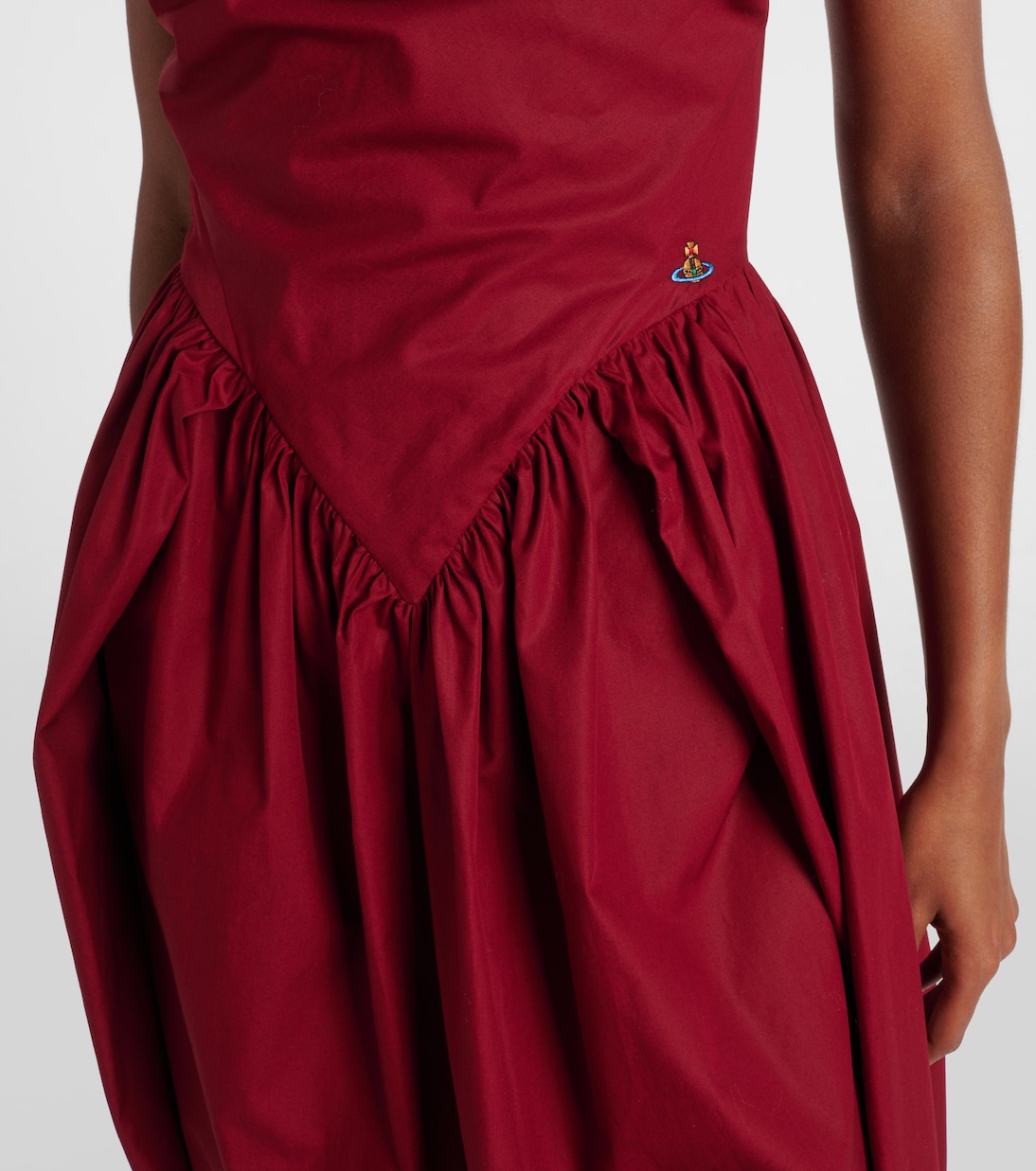 Sunday draped cotton bustier dress | Vivienne Westwood