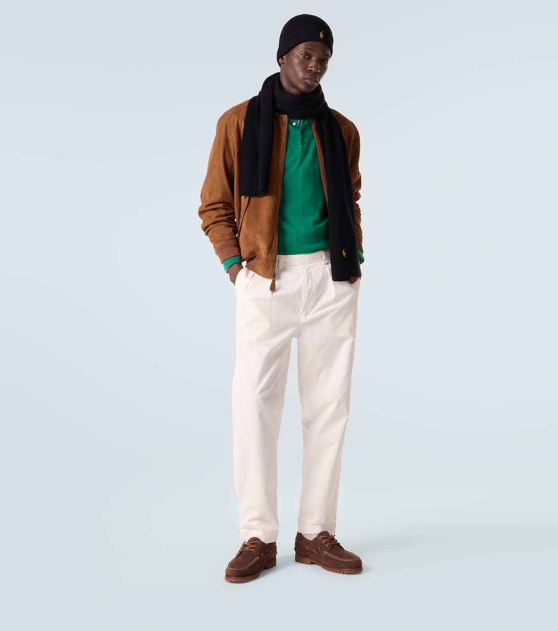 Wool beanie and scarf set | Polo Ralph Lauren