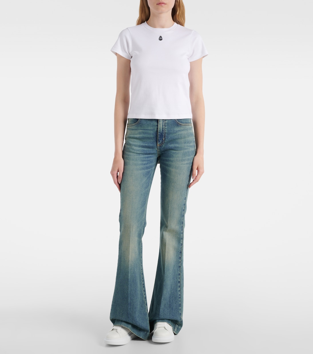 Zapatillas oversized de piel adornadas | McQueen