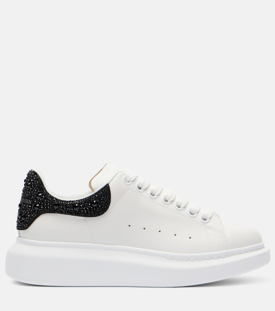 Zapatillas oversized de piel adornadas | McQueen