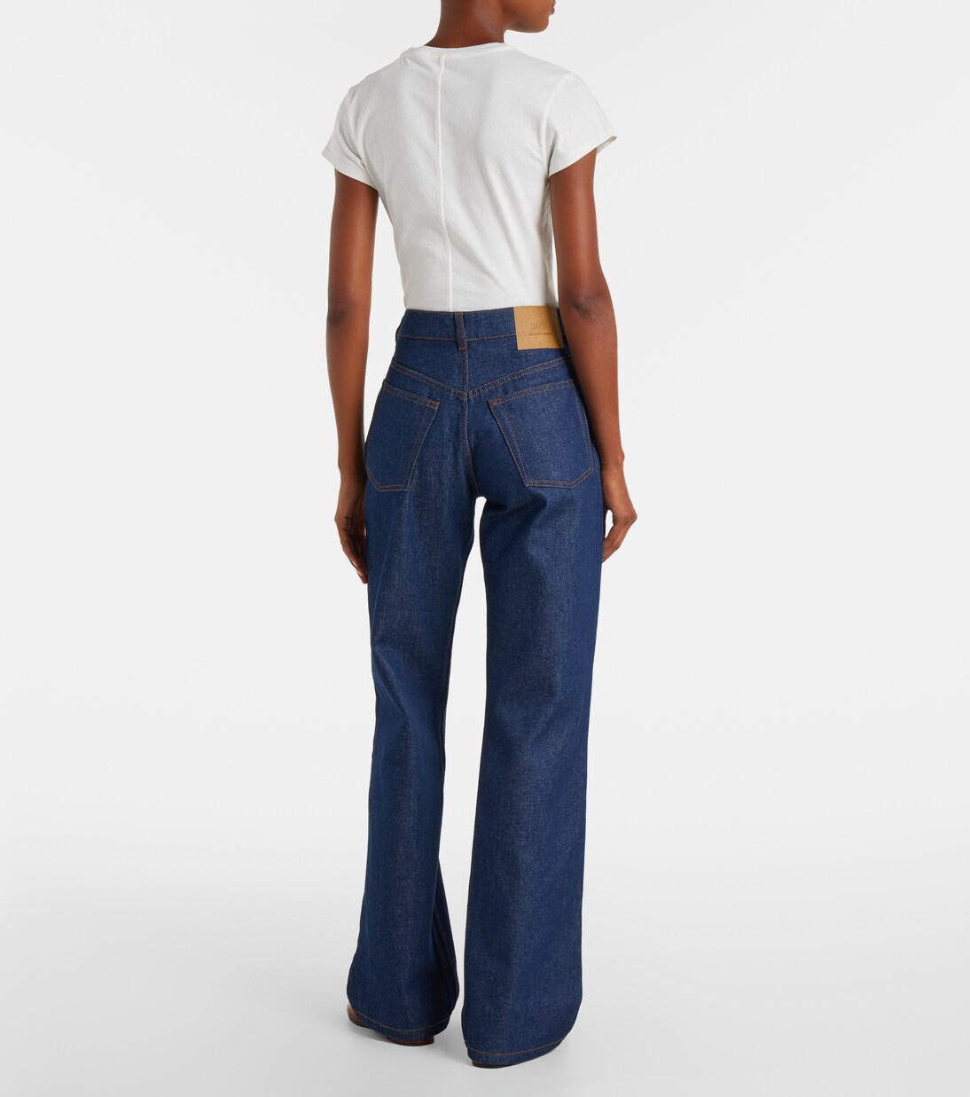 Mid-rise straight jeans | Ami Paris