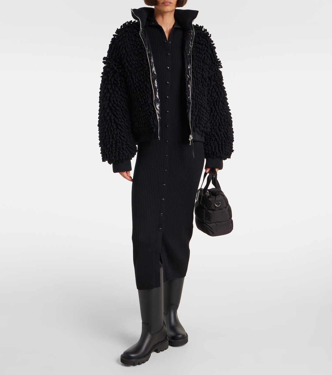 Veste matelassée en laine mélangée  | Moncler Genius