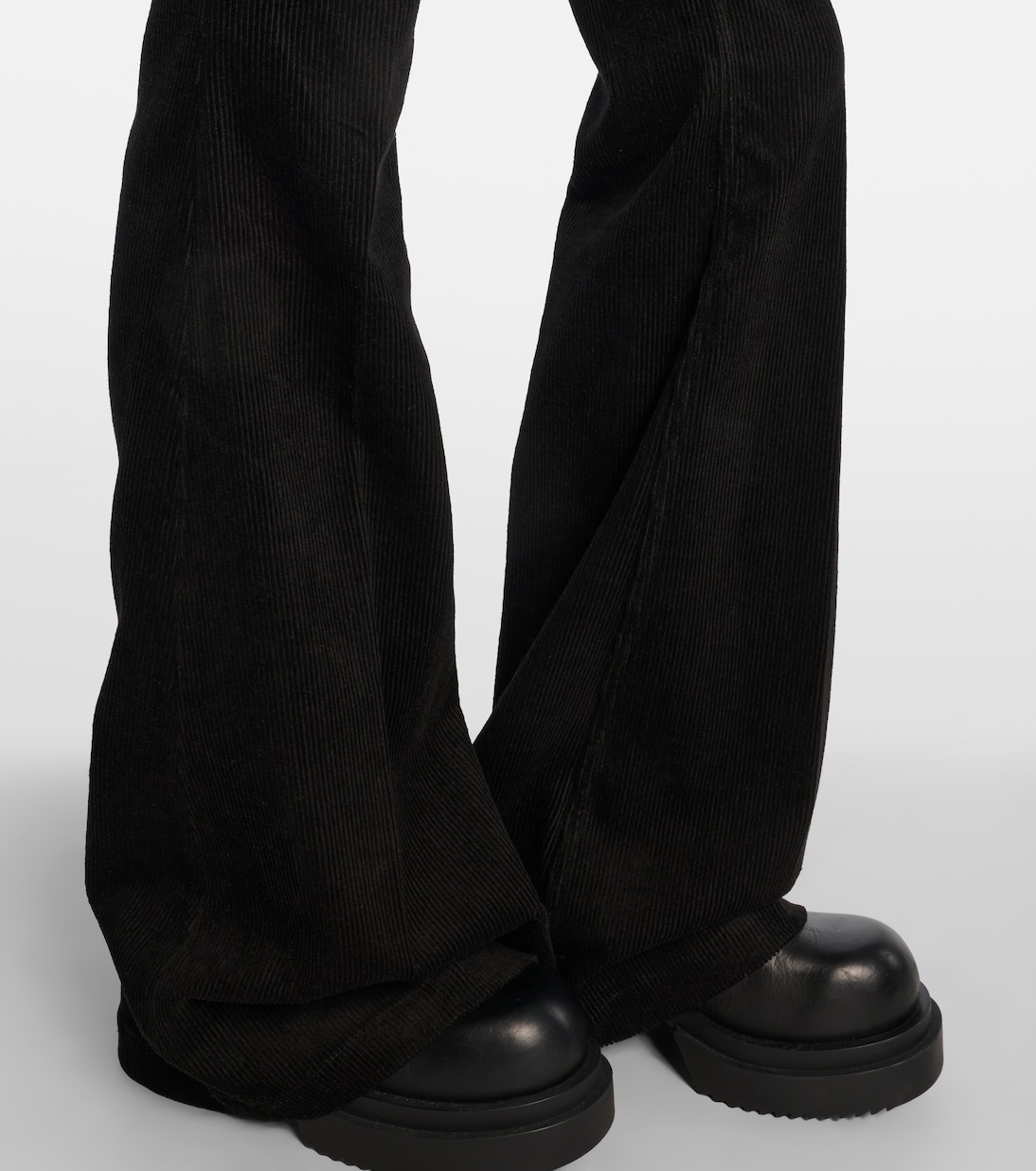 Bolan cotton and linen corduroy flared pants | Rick Owens