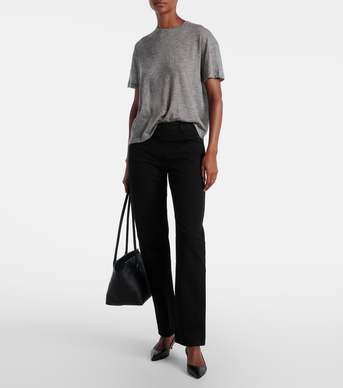 Lila knitted cashmere top | The Row