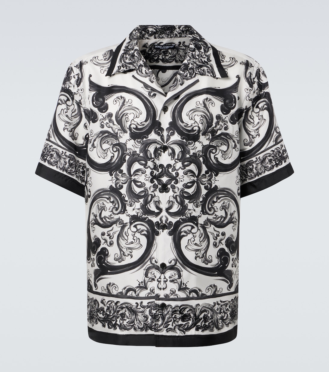Chemise Majolica en soie | Dolce&Gabbana