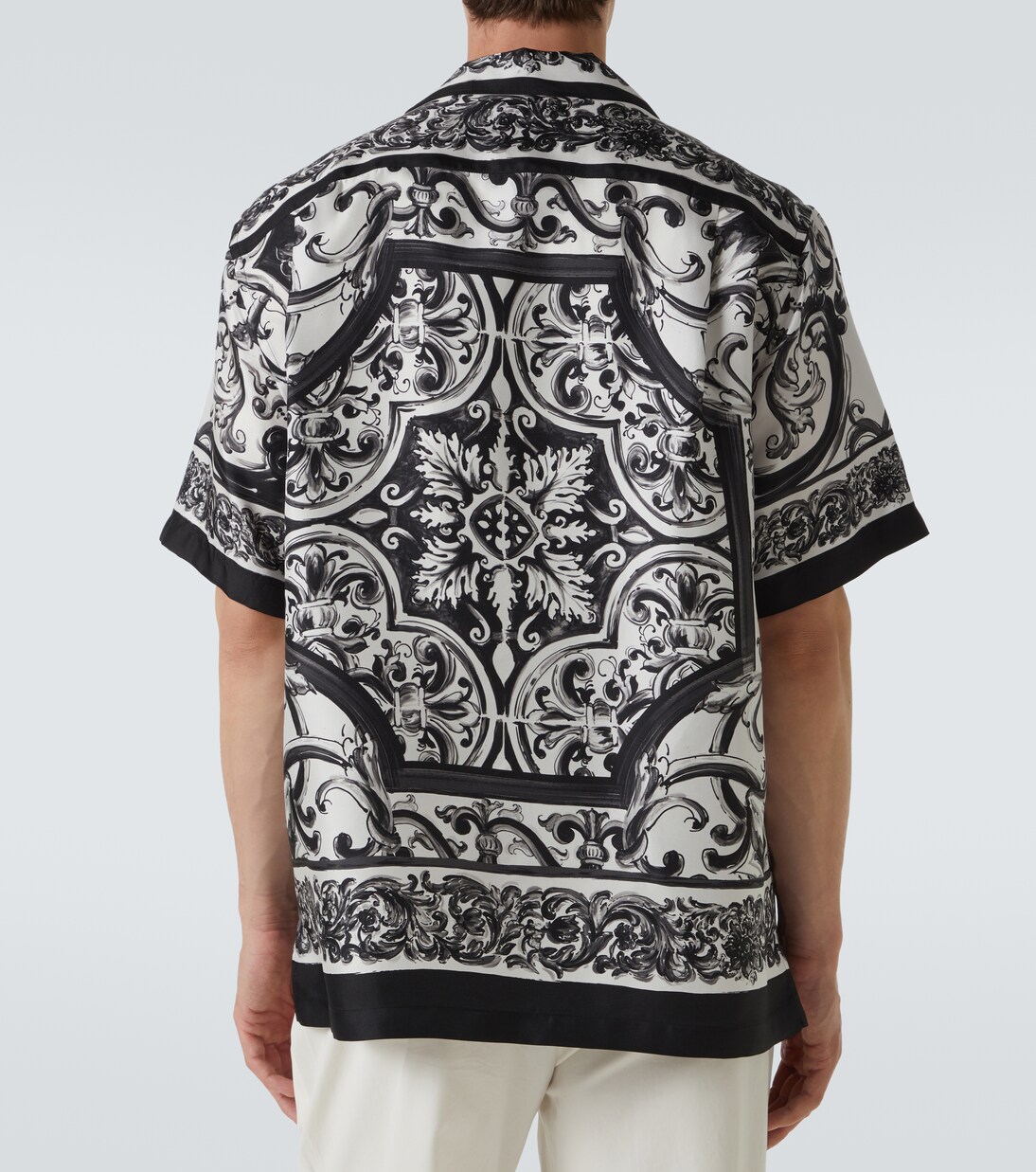 Chemise Majolica en soie | Dolce&Gabbana