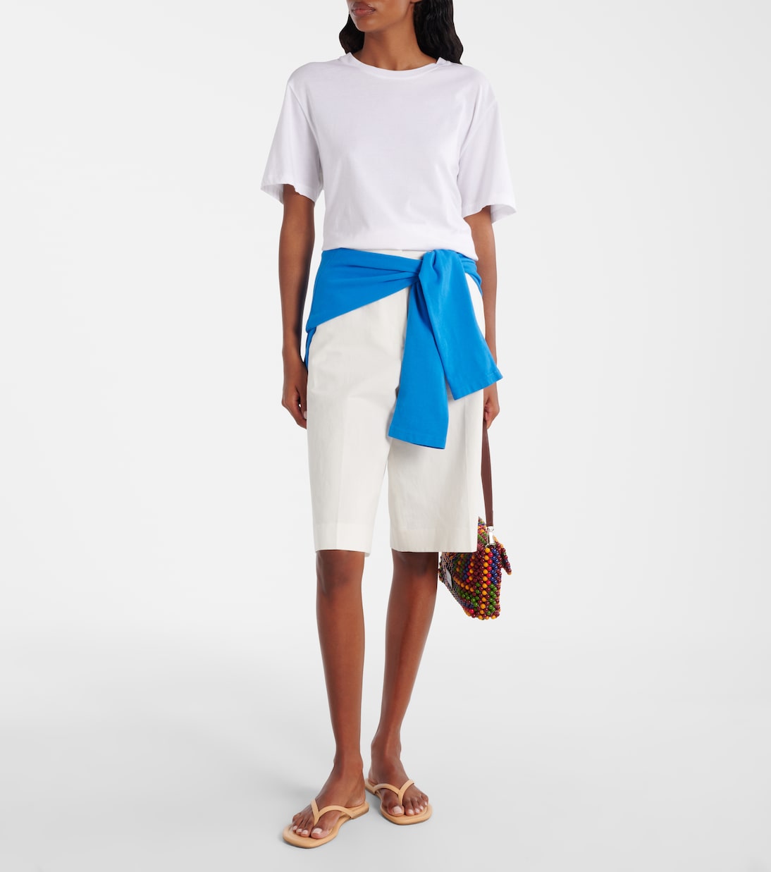 Freja leather thong sandals | Staud