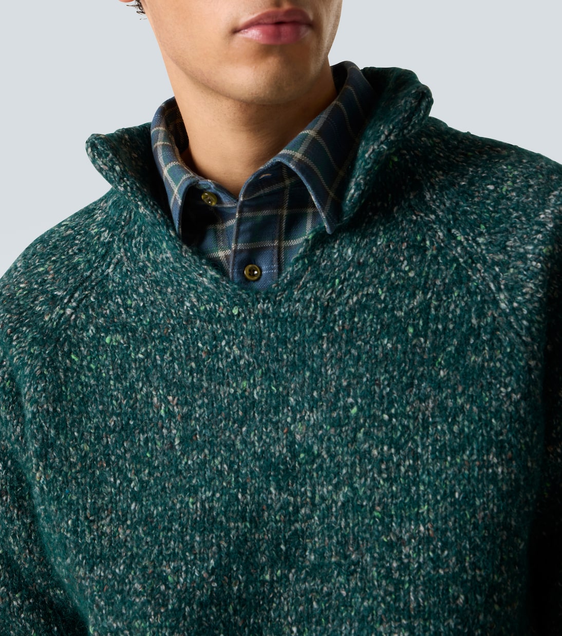 Alpaca, wool, and cotton-blend sweater | ERL