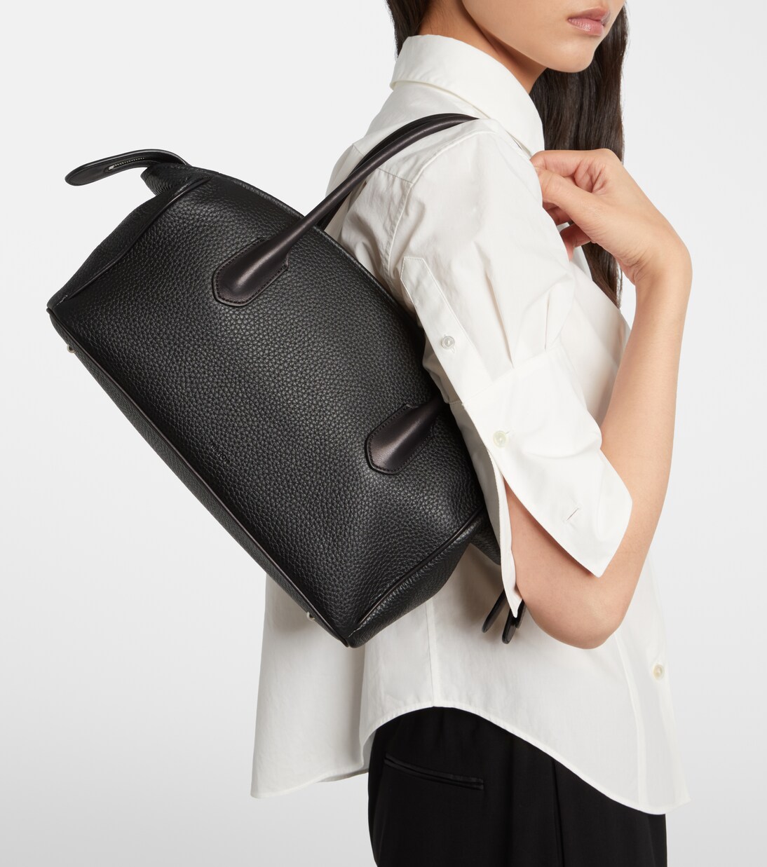 Borsa Da Viaggio Pieghevole Con Ruote - Nero, Trolley Morbido Espandibile Con Borsa Beauty Inclusa, Bagaglio A Mano