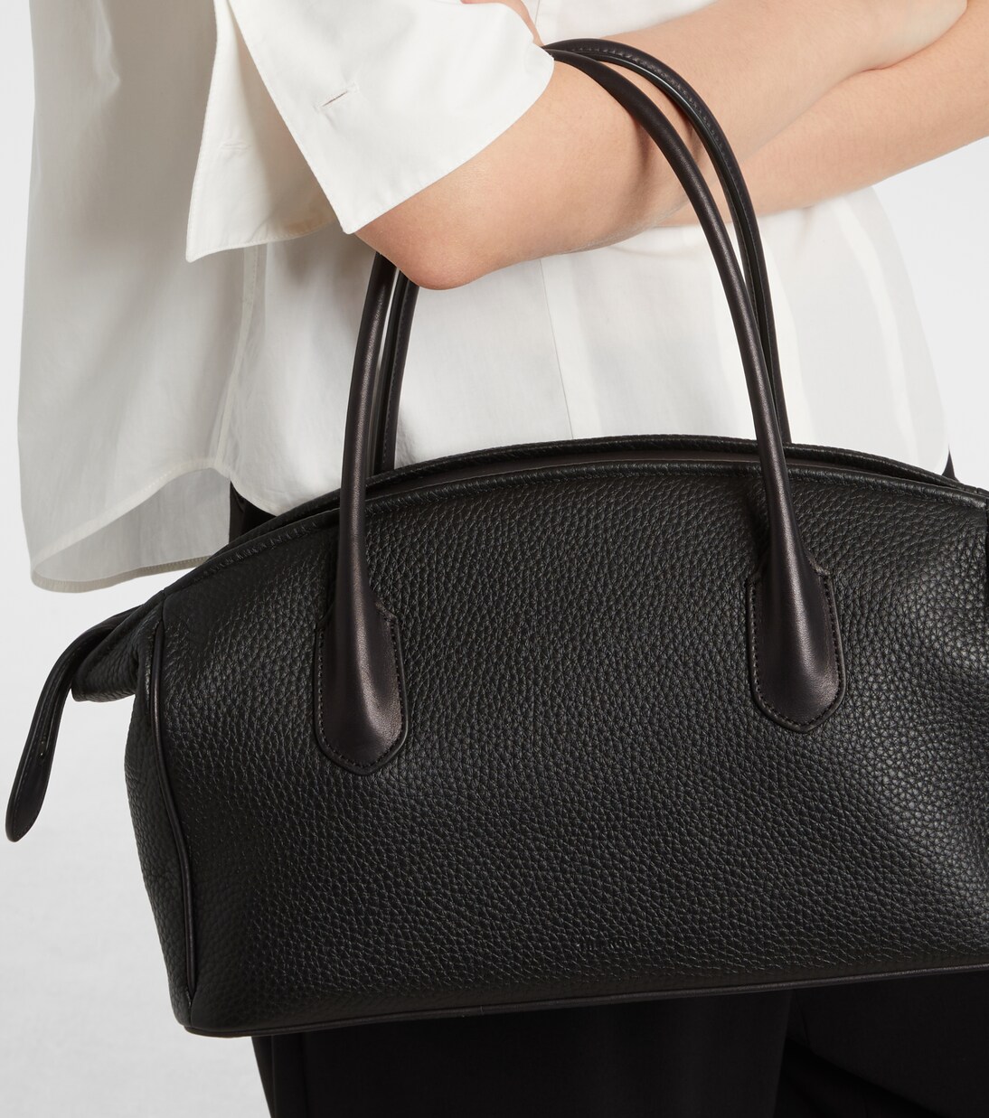 Leather duffel bag | The Row