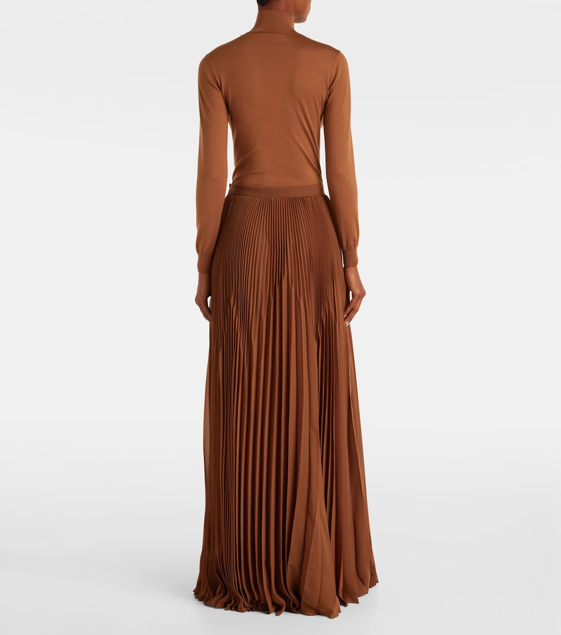 Plissé maxi skirt | Ralph Lauren Collection