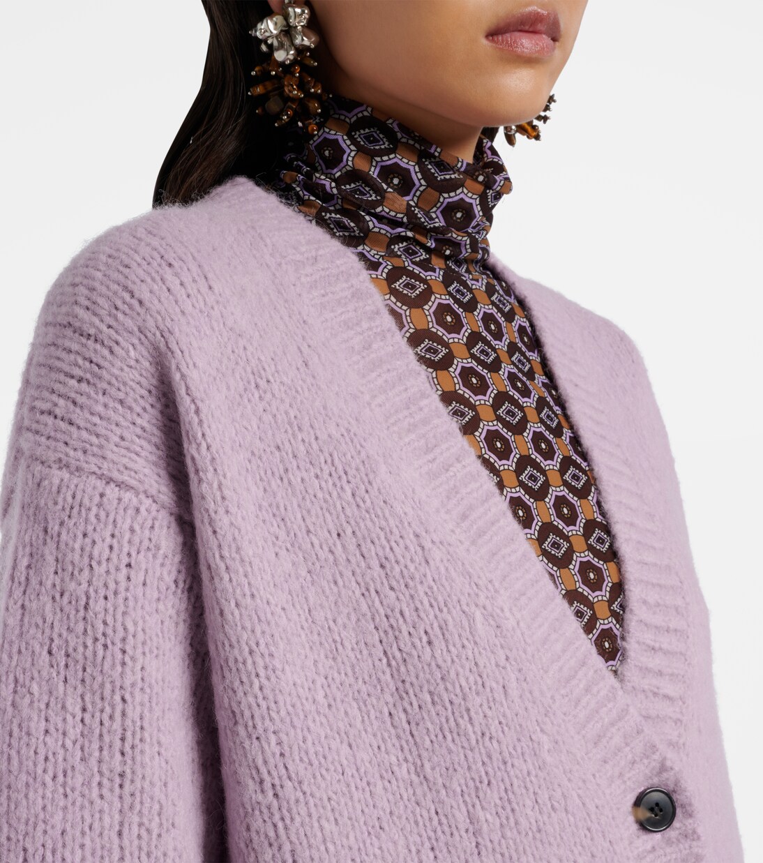 Alpaca and wool-blend cardigan | Dries Van Noten