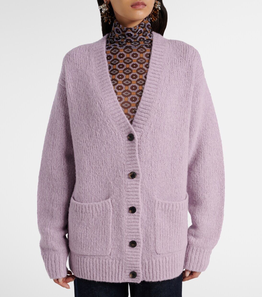Alpaca and wool-blend cardigan | Dries Van Noten