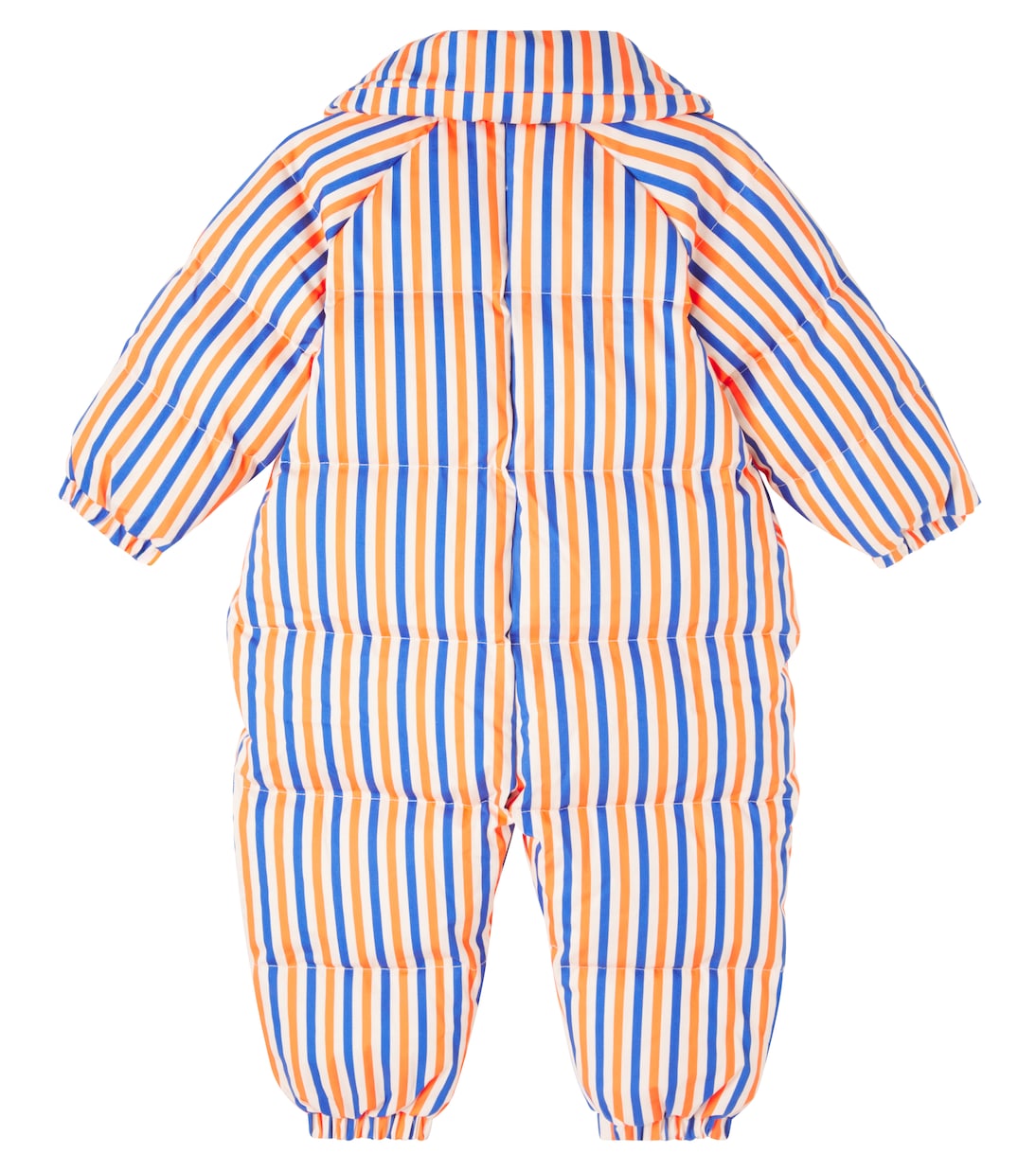 Baby striped padded cotton onesie | Tinycottons
