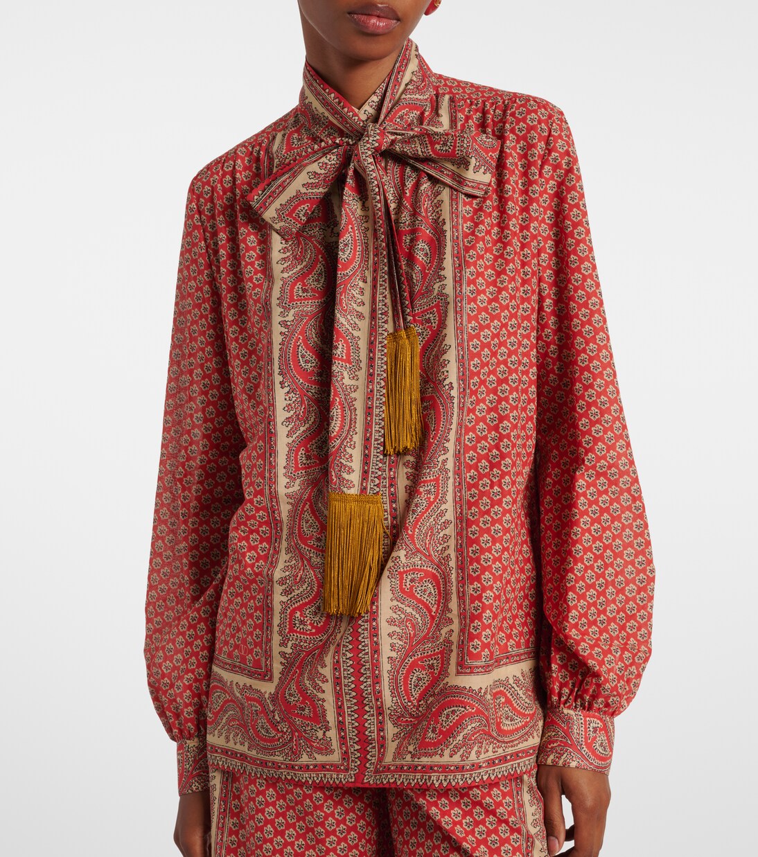 Printed cotton top | Valentino