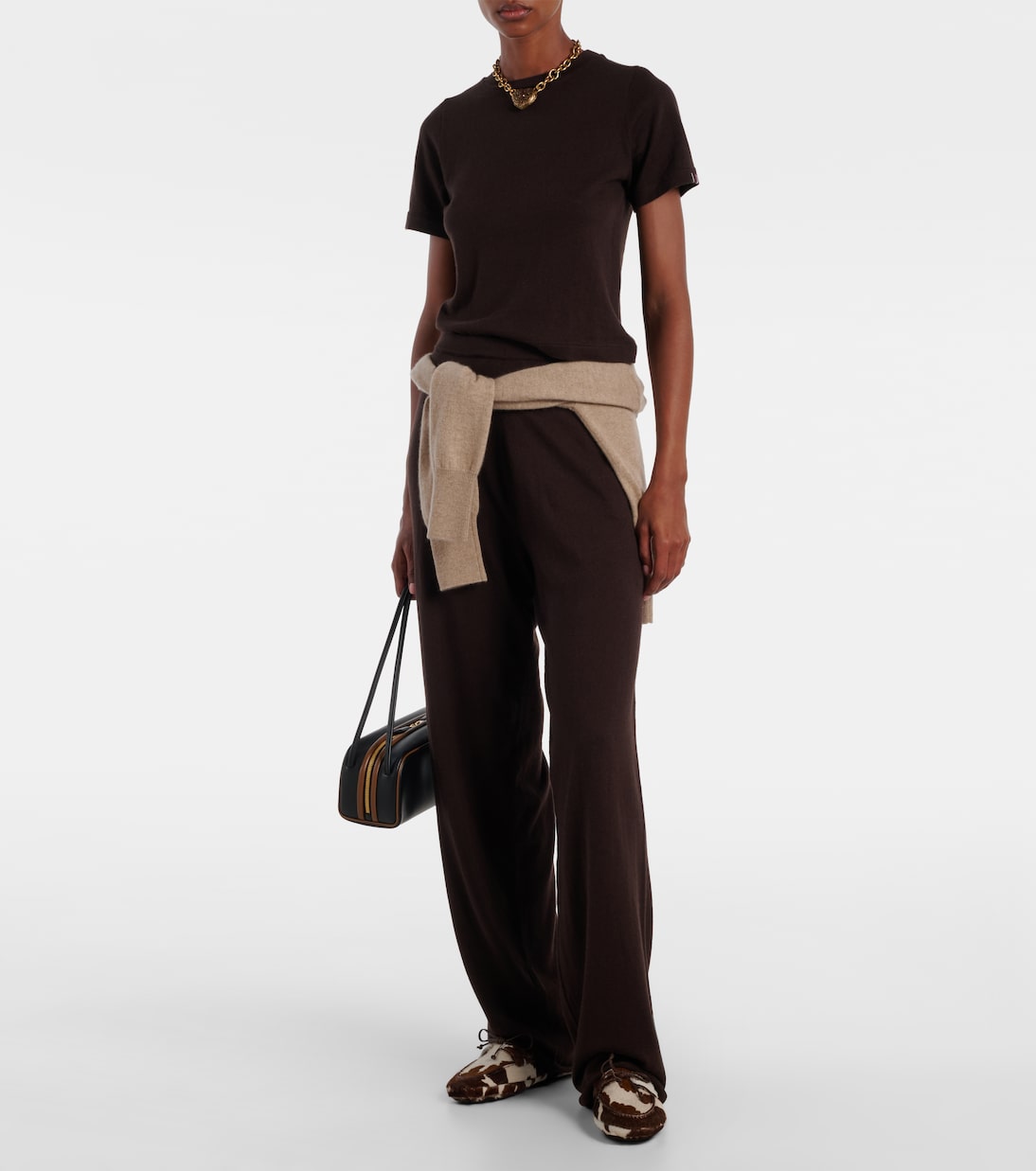 T-Shirt Tina aus Baumwolle und Kaschmir | Extreme Cashmere