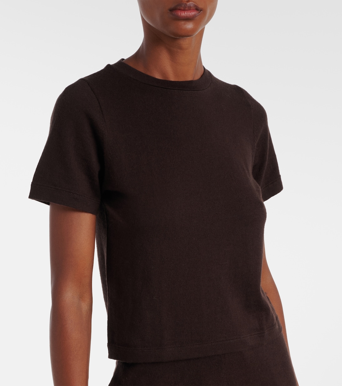 T-Shirt Tina aus Baumwolle und Kaschmir | Extreme Cashmere