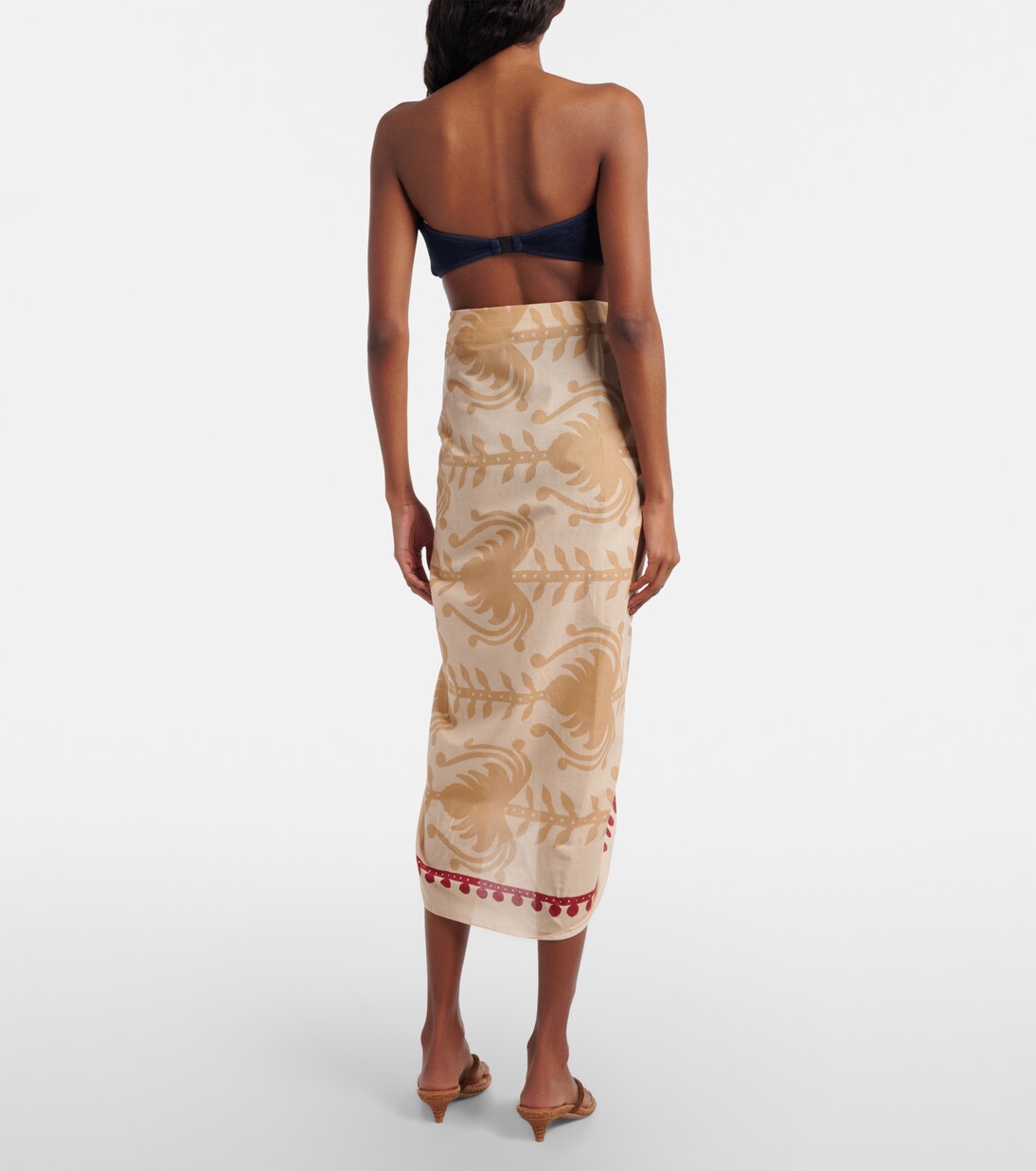 Prismatic Flow cotton beach cover-up | Johanna Ortiz