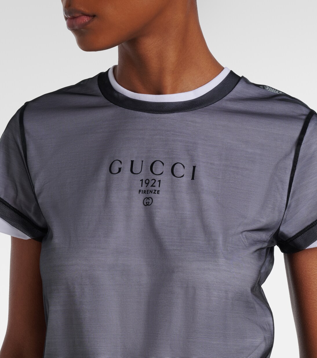 T-shirt en coton mélangé | Gucci