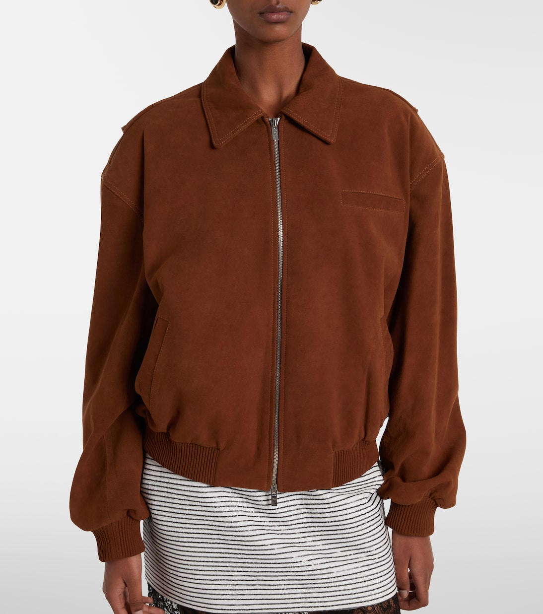 Chaqueta bomber de ante | Jacques Wei