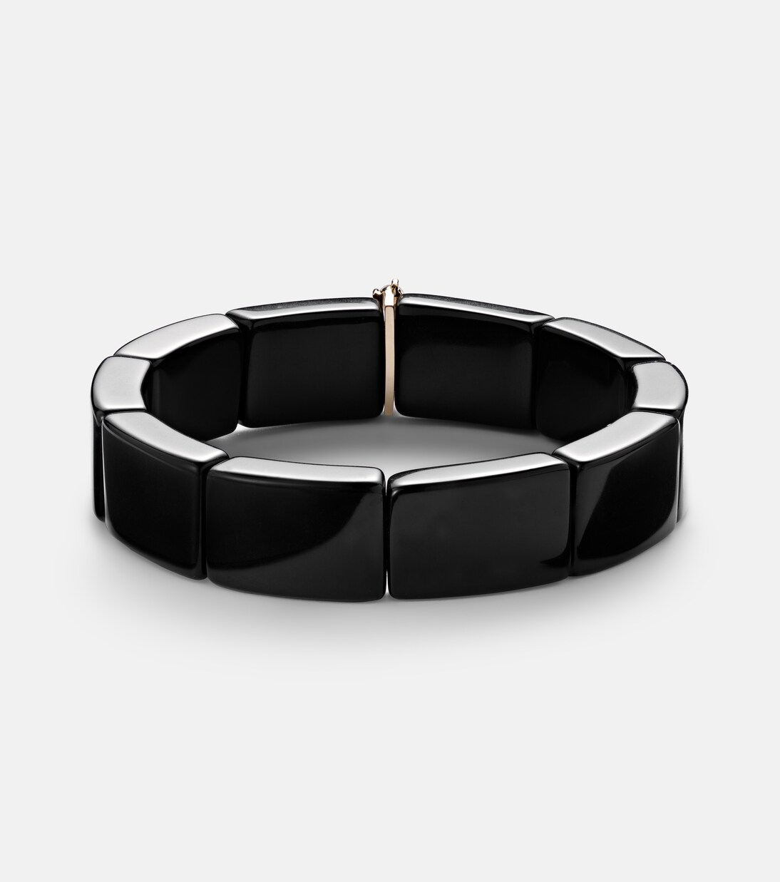 Pulsera de oro de 14 ct con diamantes y ónix | Sydney Evan