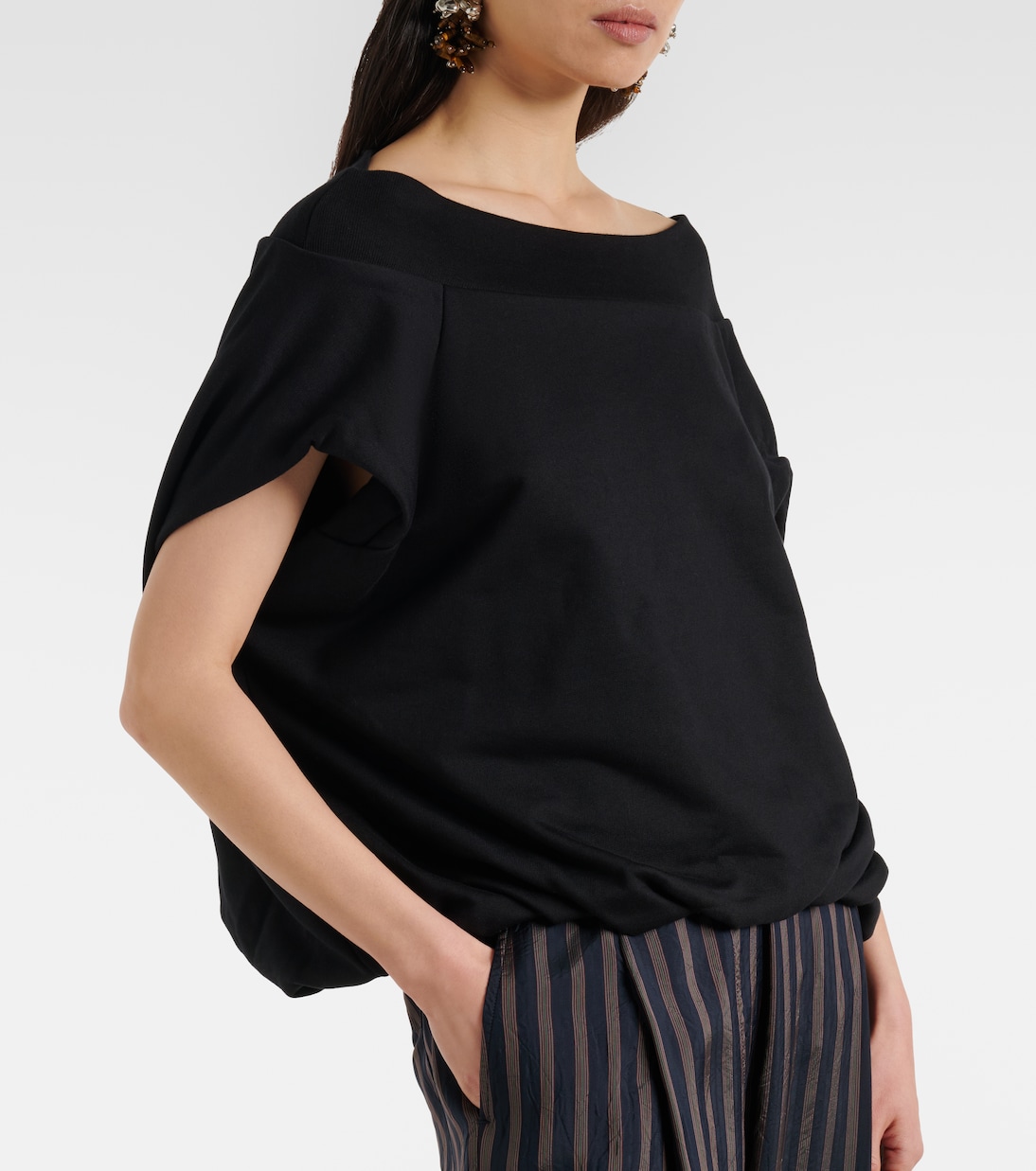 Cocoon cotton jersey sweatshirt | Dries Van Noten