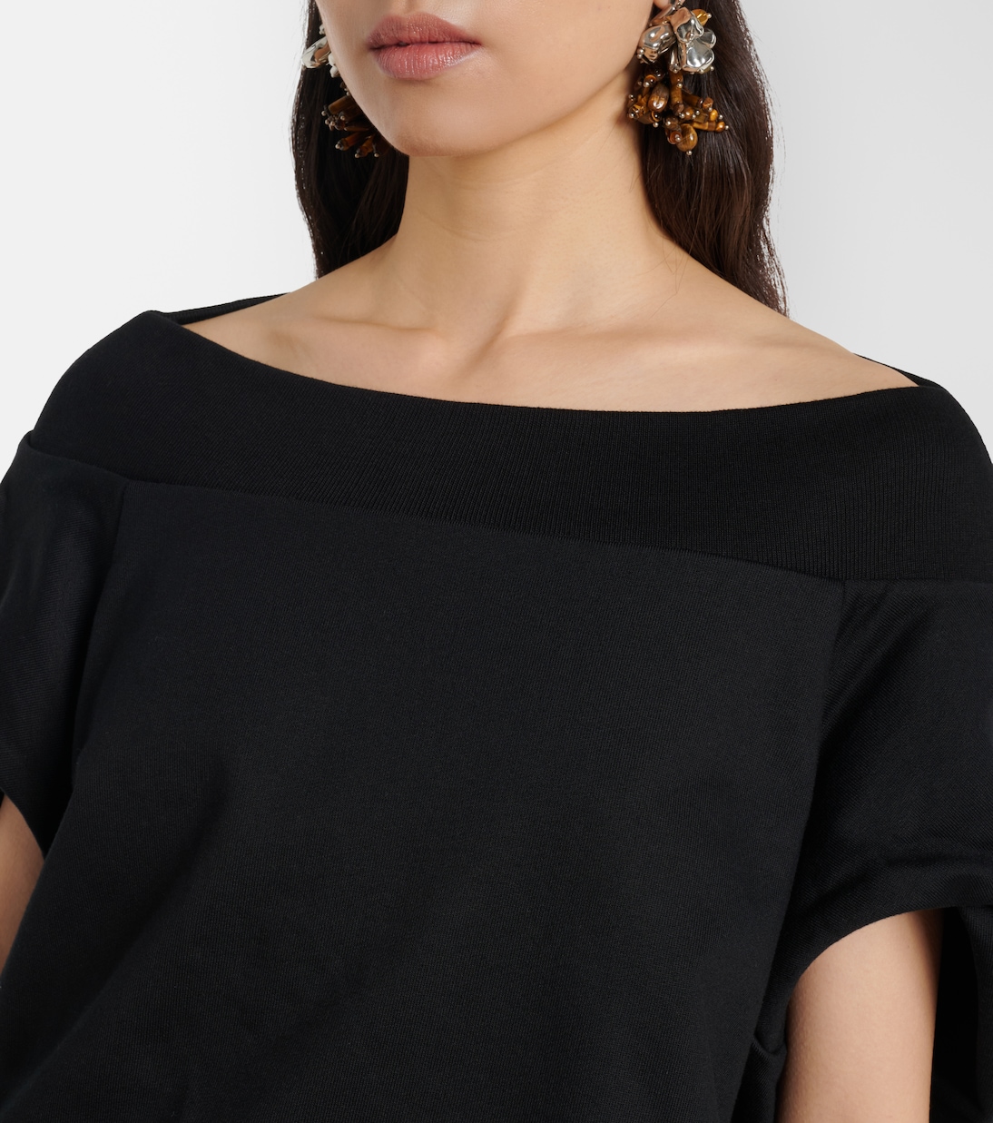 Cocoon cotton jersey sweatshirt | Dries Van Noten