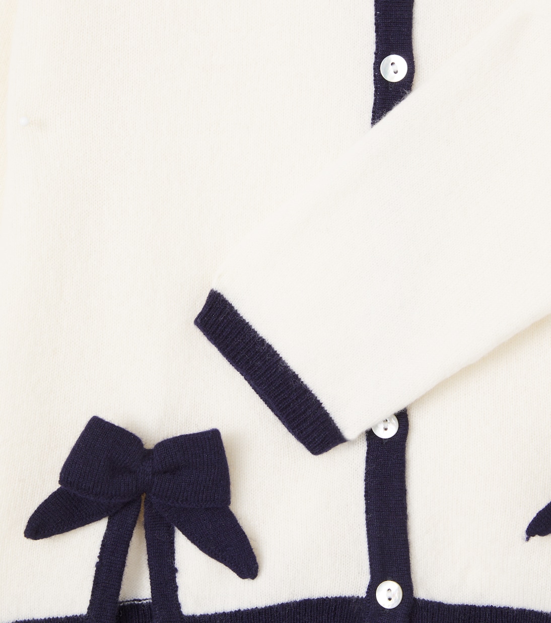Alette bow-detail wool cardigan | Konges Sløjd