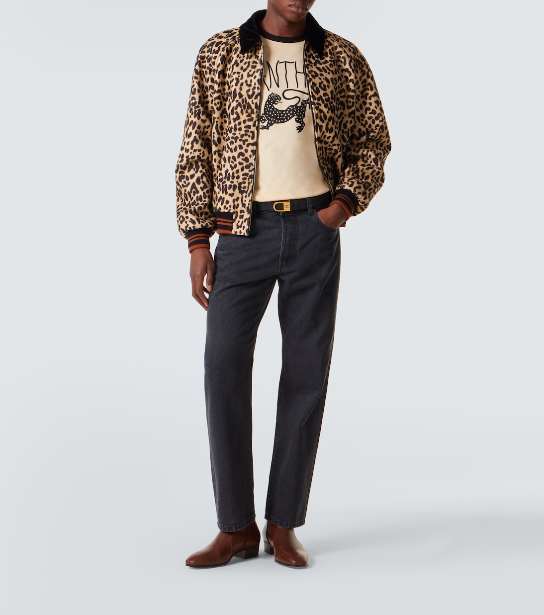 Printed cotton jersey T-shirt | Valentino