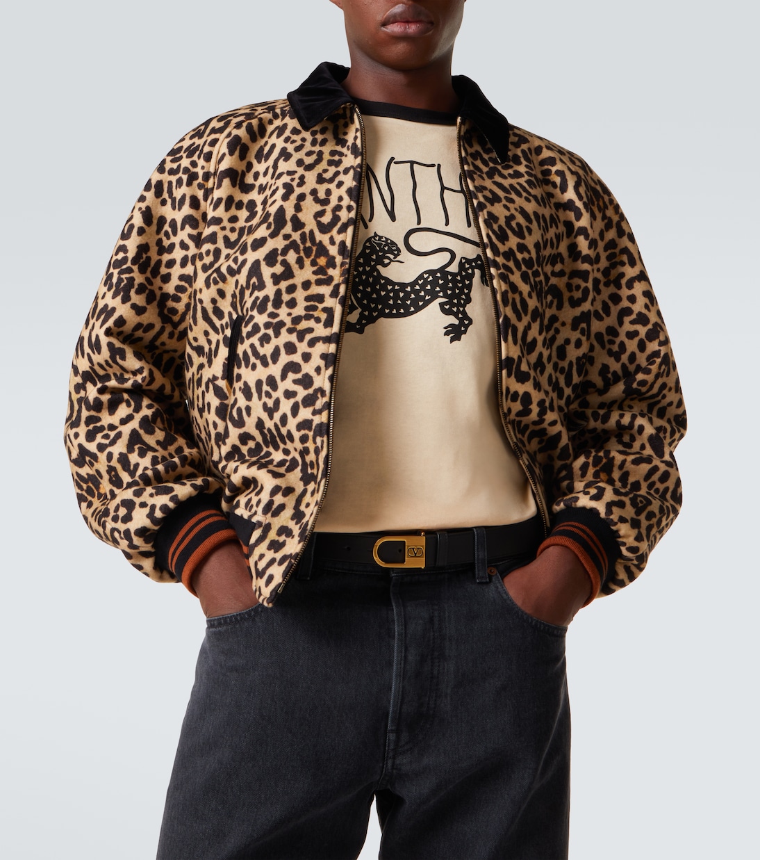 Printed cotton jersey T-shirt | Valentino