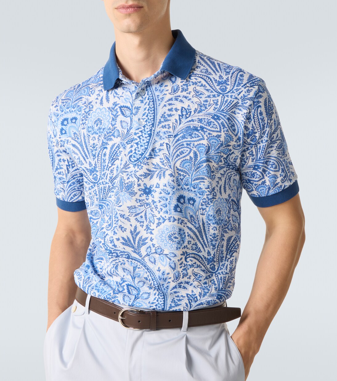Paisley cotton polo shirt | Etro