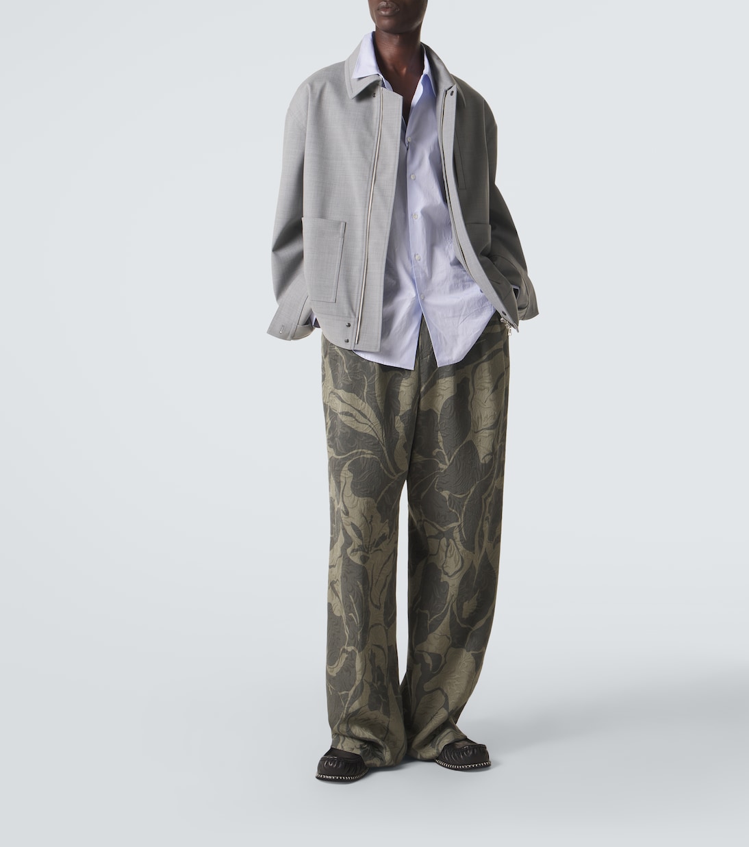 Printed straight pants | Dries Van Noten