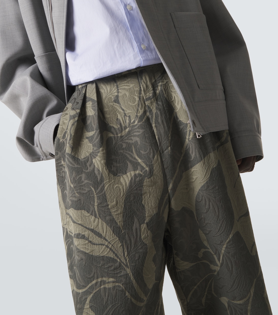 Printed straight pants | Dries Van Noten