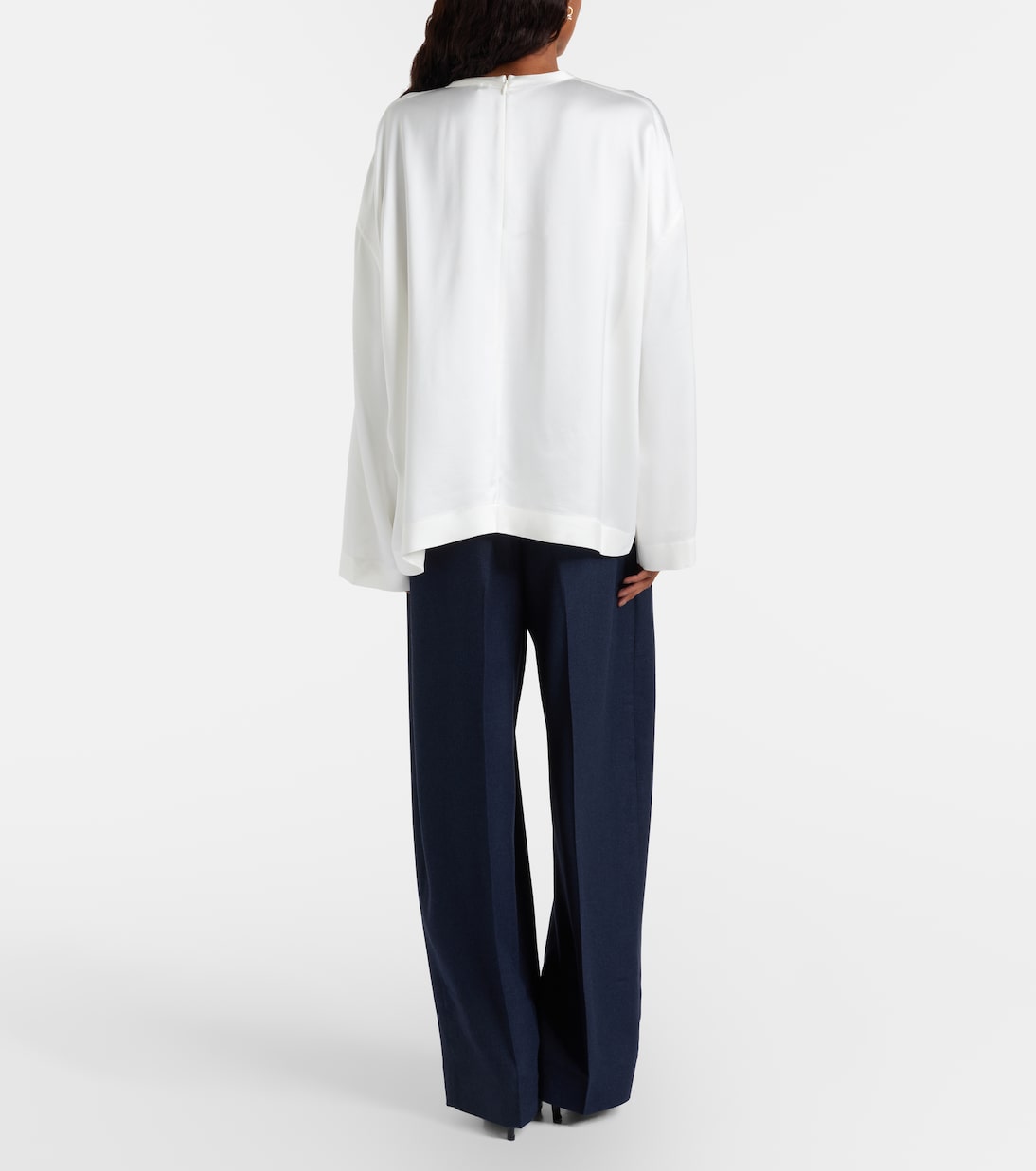 Flannel wide-leg pants | Toteme