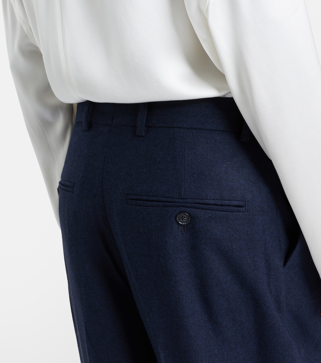 Flannel wide-leg pants | Toteme