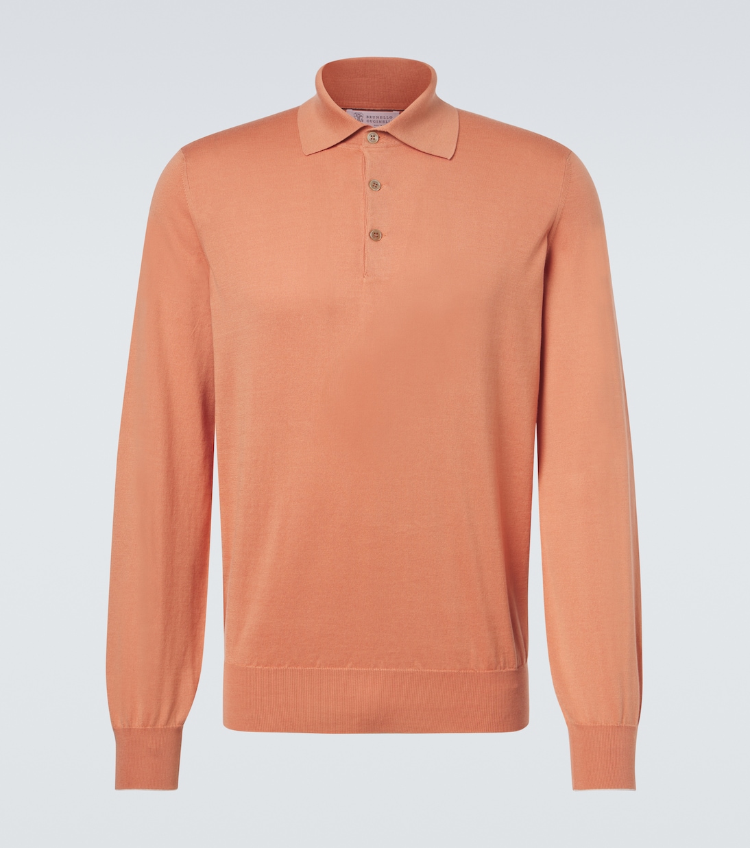 Cotton polo sweater | Brunello Cucinelli